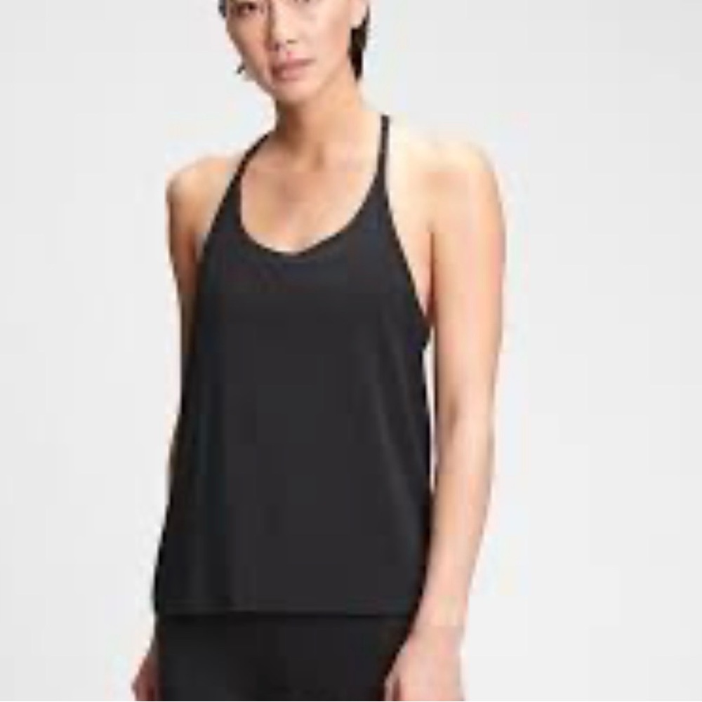 NWT Gapfit racer back strappy tank in XL Tall in black or mauve - Picture 3 of 11